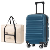 Hardshell ABS Carry-On Luggage Set with Spinner Wheels