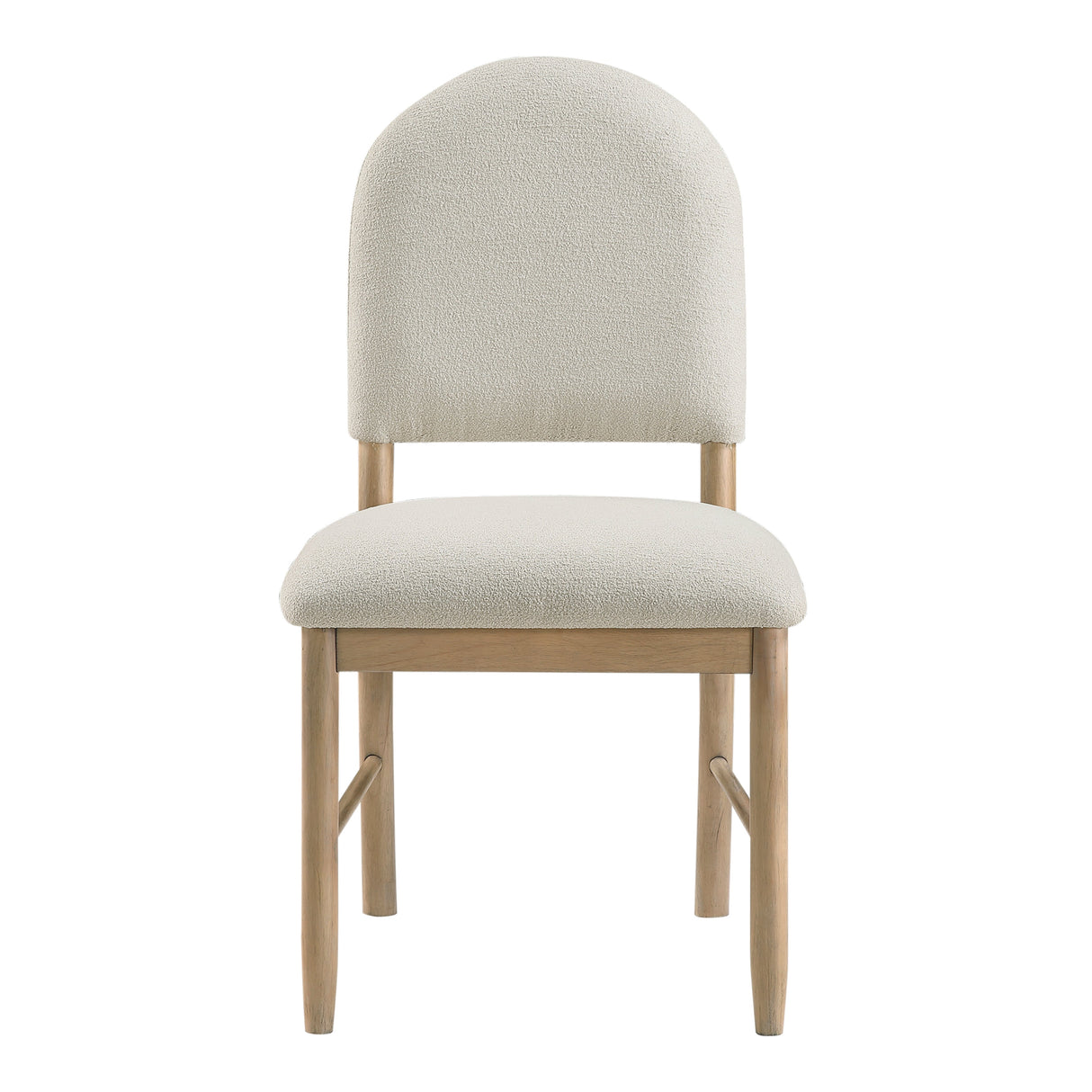 Natural Finish Dining Chairs, Set of 2