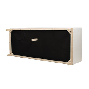 Knox 84' Modern Farmhouse Sofa, Flax White Linen
