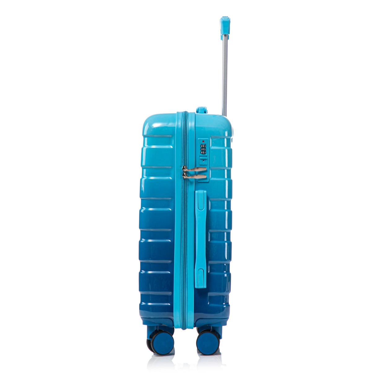 14'/20' 2 pcs/set PC Spinner Wheel Luggage with Gradient Color and Lock