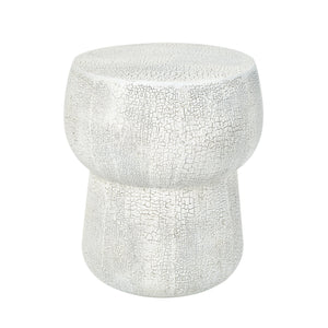 U_Style Outdoor Patio Accent Table With Crack Process