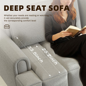 4 Seater Modern Couch With Seats Storage