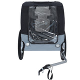 Large Folding Bike Trailer for Dogs – 66LB Capacity All-Terrain Pet Carrier