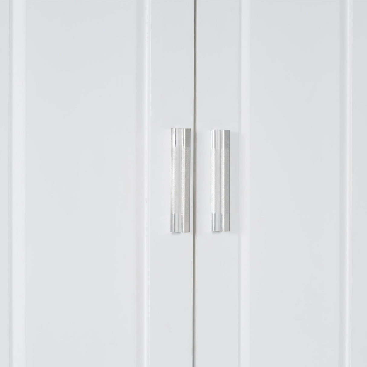 Tall Bathroom Cabinet with Laundry Basket