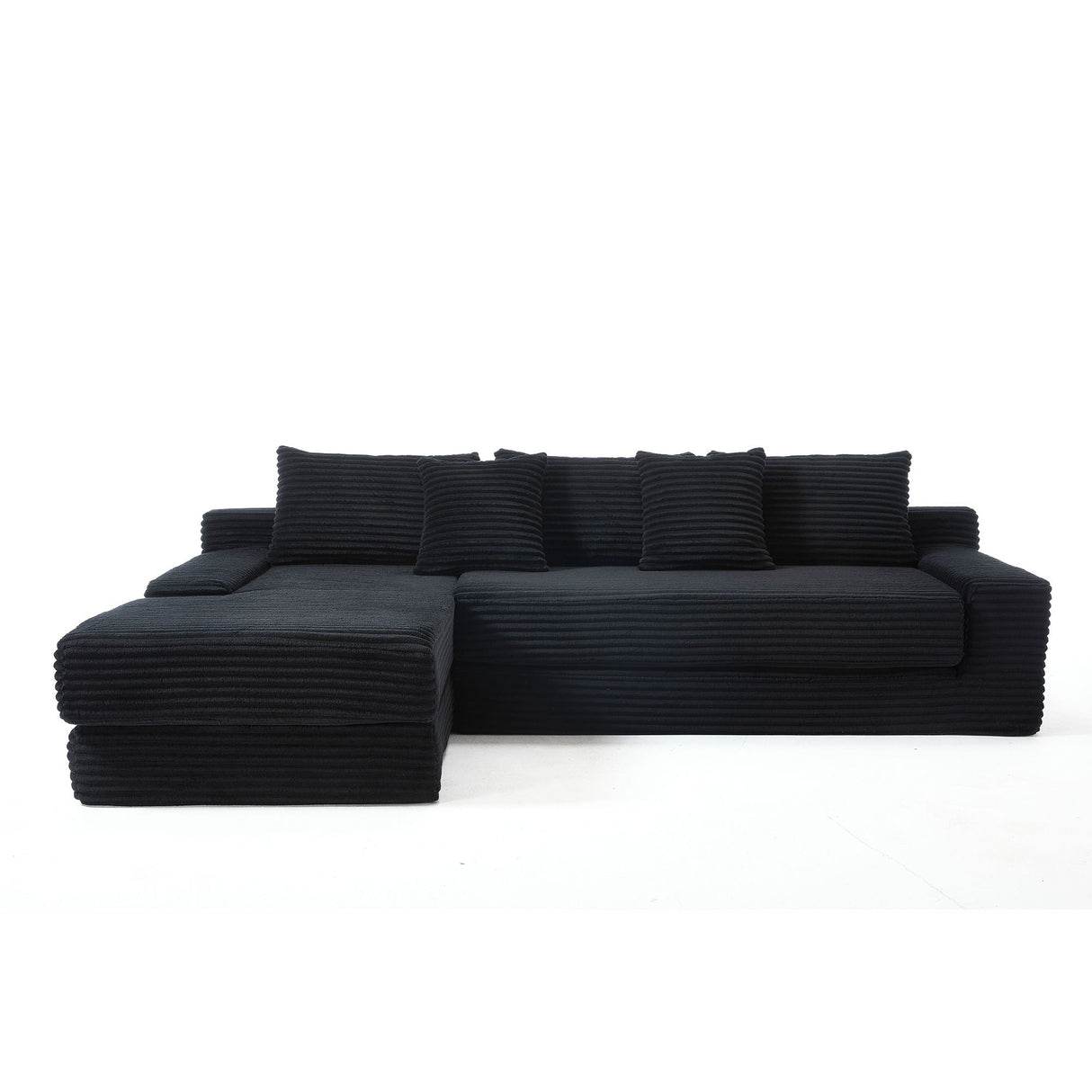 Modern L - Shaped Sectional Couch With Memory Foam