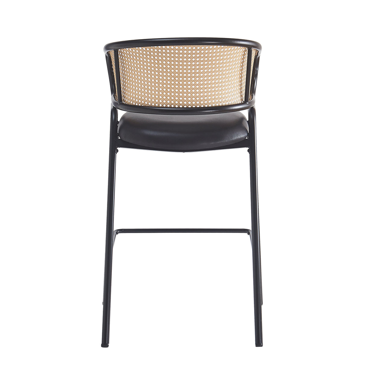Ethan Indoor Metal Upholstered Barstool Set of 2