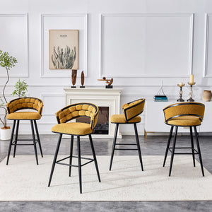 Bar Stools, Kitchen Island Counter Height Stools (Set of 2)