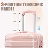 14' & 20' 2-Piece PC Spinner Wheel Carry-On Luggage Set