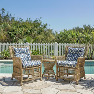 Outdoor Chair Cushions Set of 2, 19 x 19 x 4 Inch
