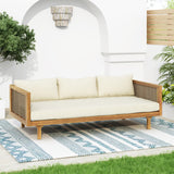 Claremont 3-seater daybed, beige
