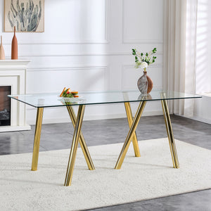 Dining Table With Transparent Surface