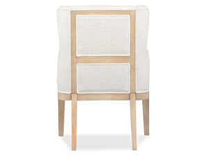 Somerset - Dining Arm Chair With Upholstered Seat & Back (Set of 2) - Butternut and Omari Natural