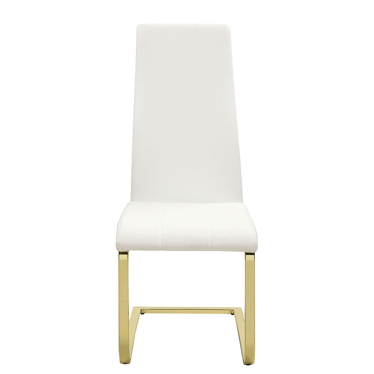 Whittingham - Dining Side Chair (Set of 4) - White / Gold