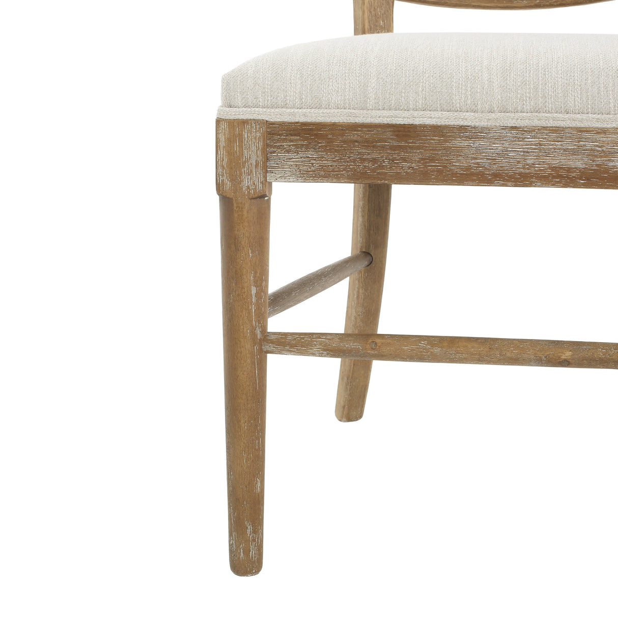 Wood and Woven Cane Dining Chairs, Set of 2