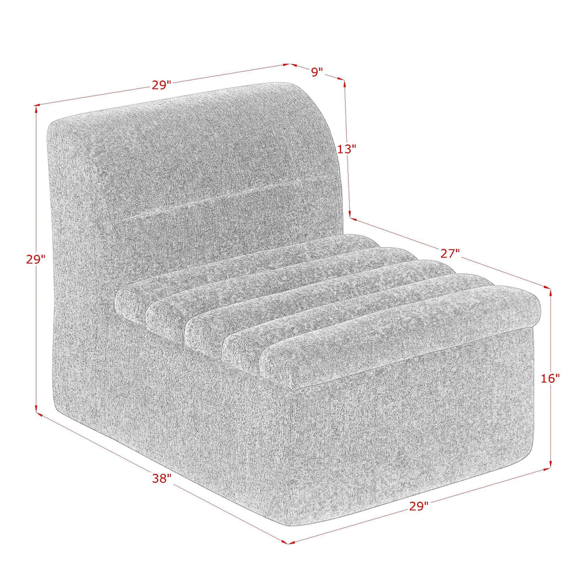 The Single Seat for Modular Sofa