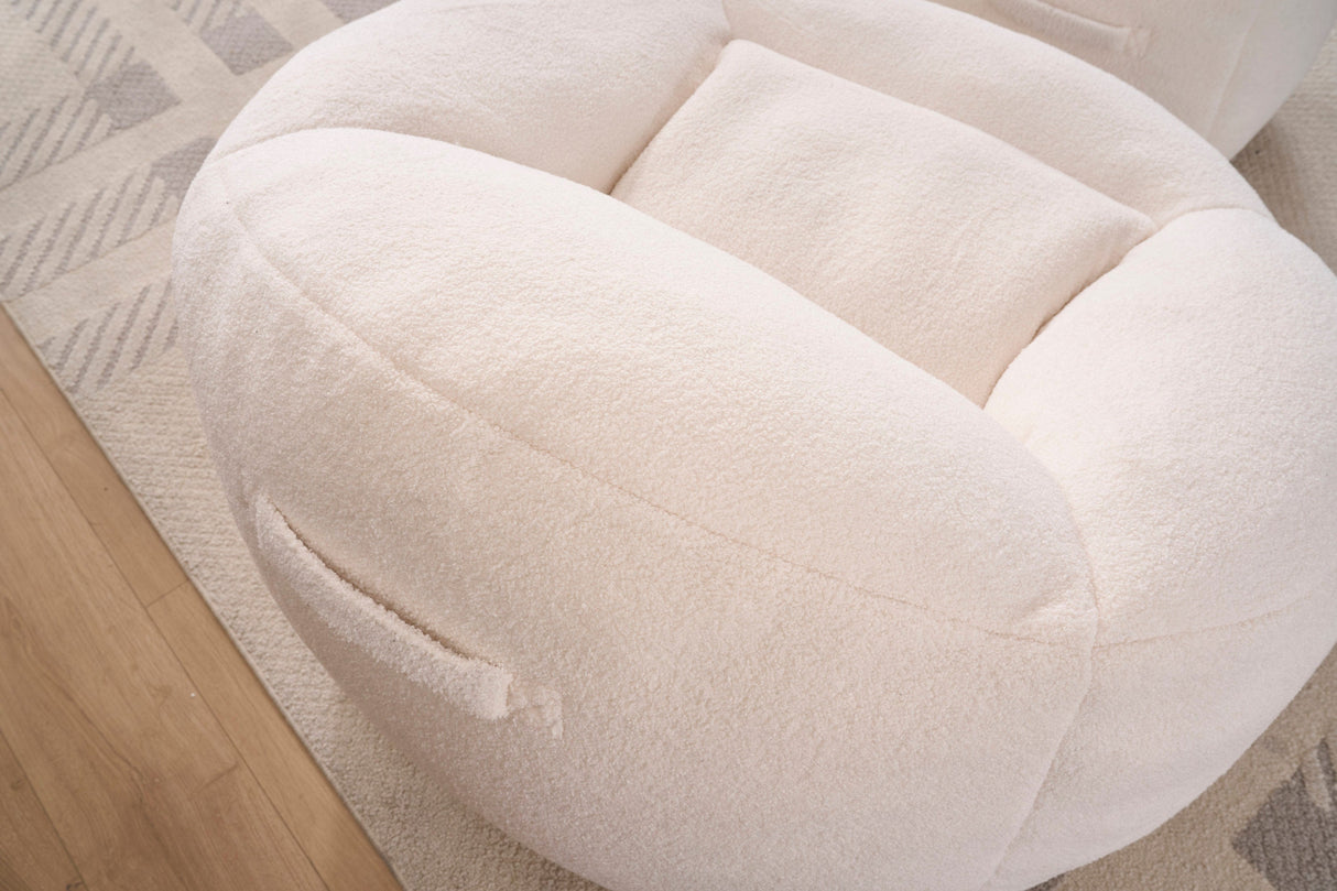 Foam Bean Bag Chairs for Adults/Teens with Filling and Chenille Cover