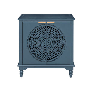 Hollow - Carved 2 Doors Accent Cabinet