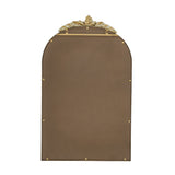 Arched Wall Mirror with Metal Frame