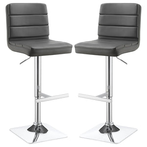 Adjustable Bar Stool (Set of 2) - Gray