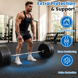 0.6 Inch Thick Interlocking Gym Floor Mats