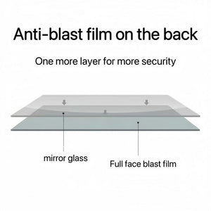 LED Backlit Bathroom Mirror with Anti-Fog Functionality