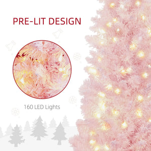 Pink 5ft Pencil Christmas Tree
