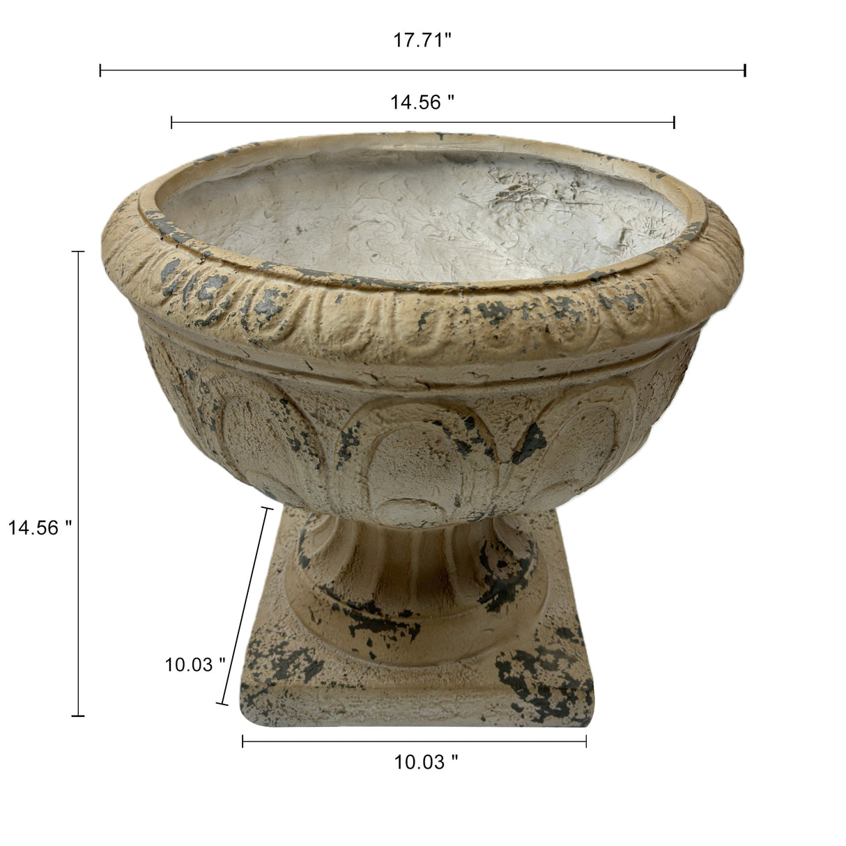 MGO Garden Planter in Antique White