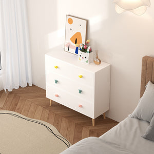 3 Drawer Dresser, Storage Cabinet With Anti Tip Safety
