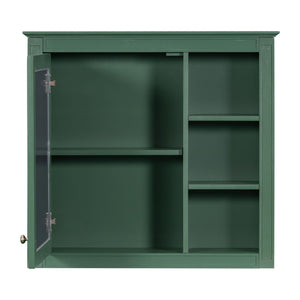 Wall Mounted Medicine Cabinet With Mirror And 3 Open Shelves