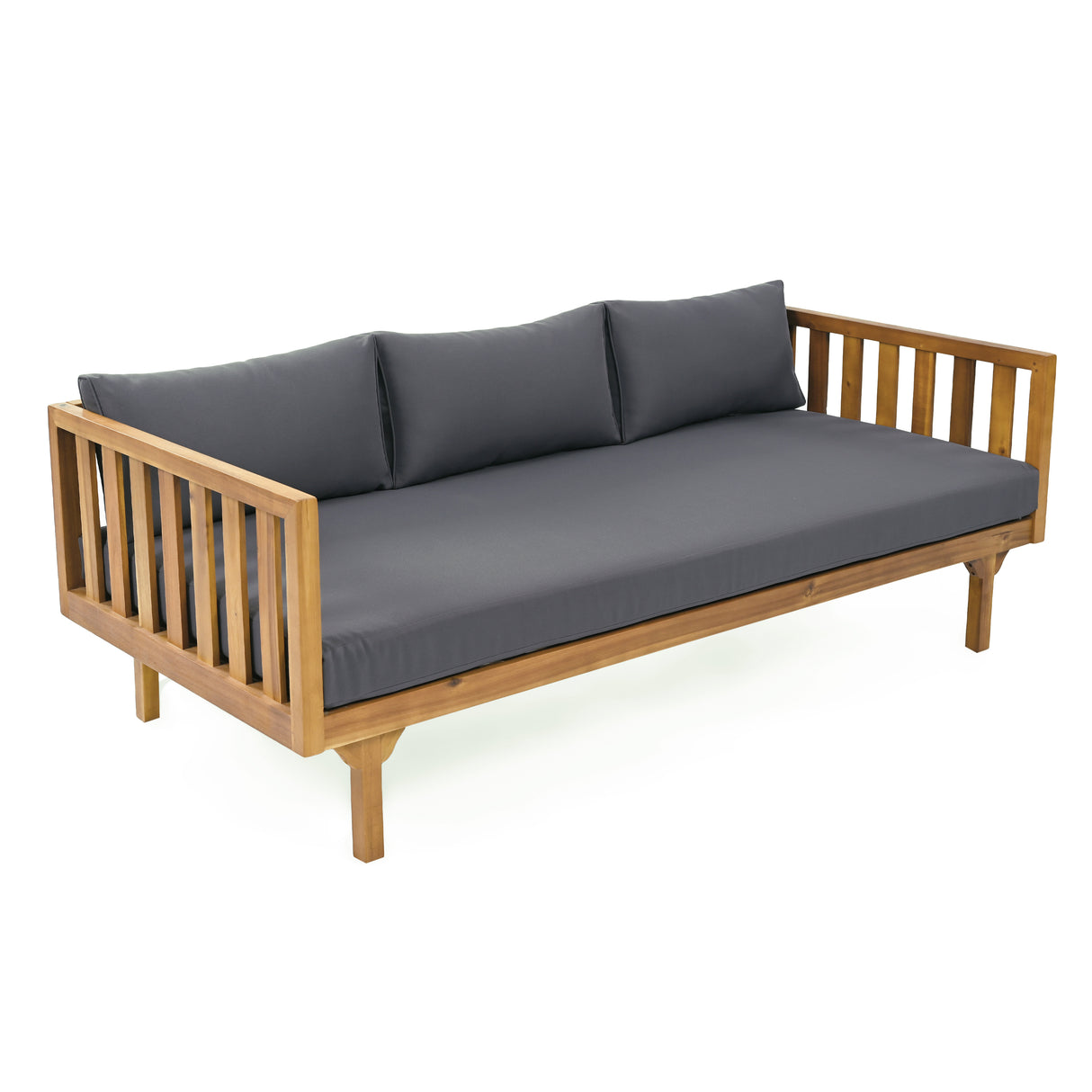 Claremont 3-seater day bed, grey