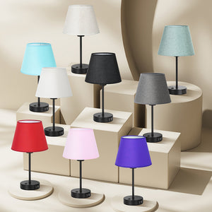 Bedside Table Lamps Set of 2 with USB Ports for Bedroom Nightstand Lighting