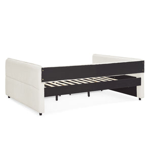 Upholstered Daybed & 2 Drawers
