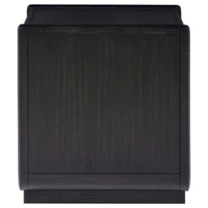 Leandro 1-drawer Wood Occasional Side End Table Burnished Black