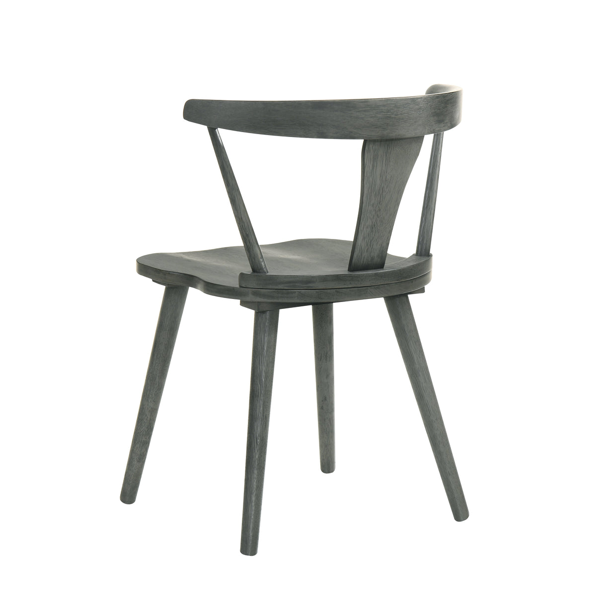 Modern Farmhouse Wood Dining Chairs, Set of 2