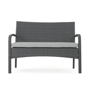 Cordoba KD Wicker 4 Piece Chat Set