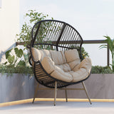 The Handwoven High-Back Basket Chair for Outdoor Retreats by Christopher Knight Home