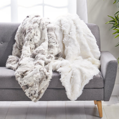 Cozy throw blanket - white