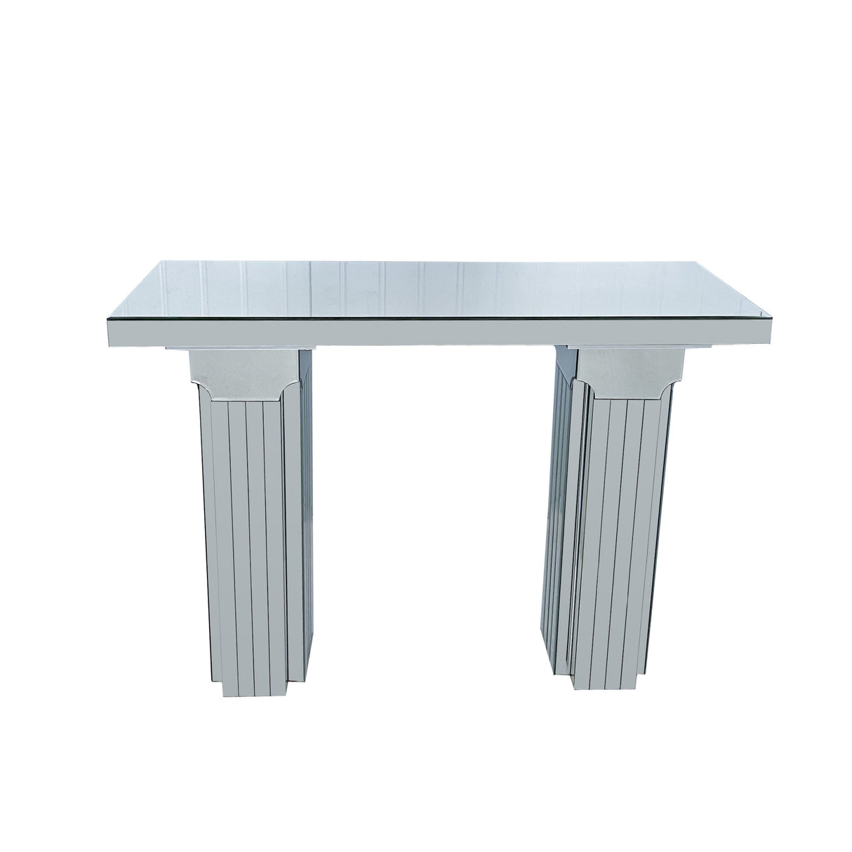 Mirrored Console Table Wide Bling