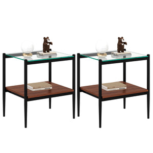Set of 2 Rectangle End Table