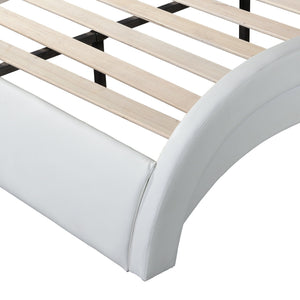 Platform Bed Frame With LED Lighting, tooth Music, Vibration Massage