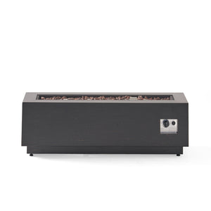 Modern Rectangular Iron Fire Pit 50, 000 Btu