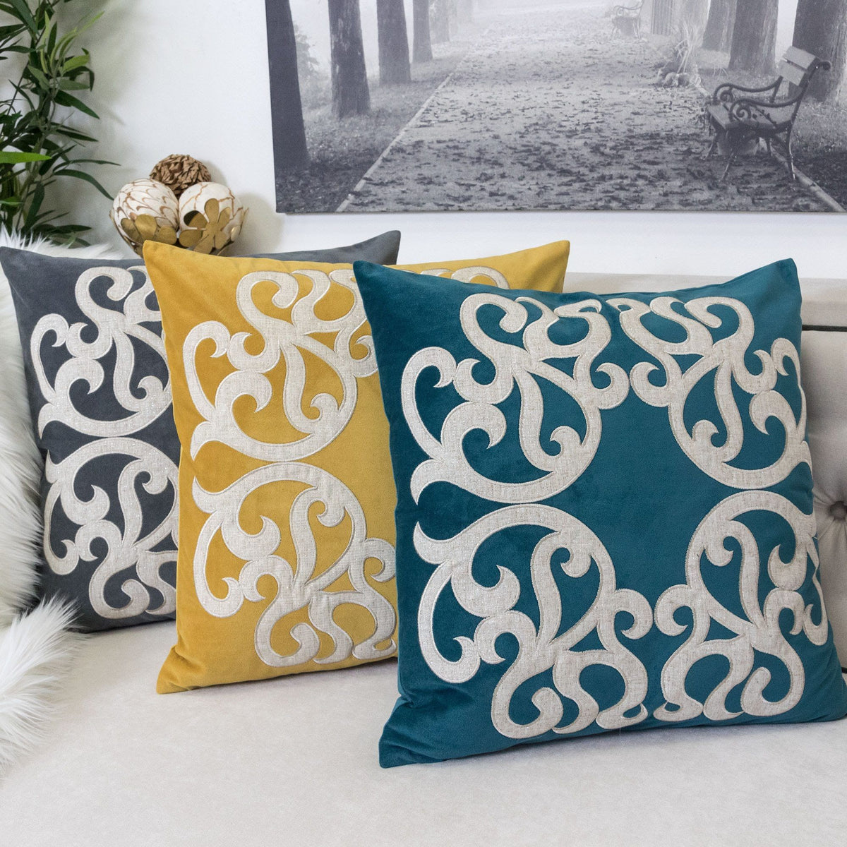 Dora - Pillow Cover With Matching Back