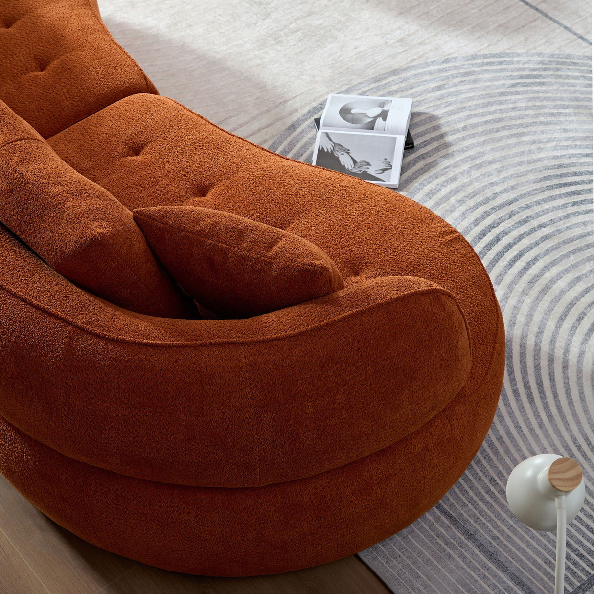 Modular Sofa, Durable Fabric, Solid Wood Frame, High Density Sponge Padding, Seating For 4