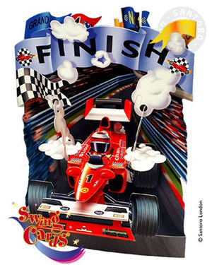Race Car - Swing Card
