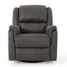 Contemporary Glider Recliner With Swivel Function