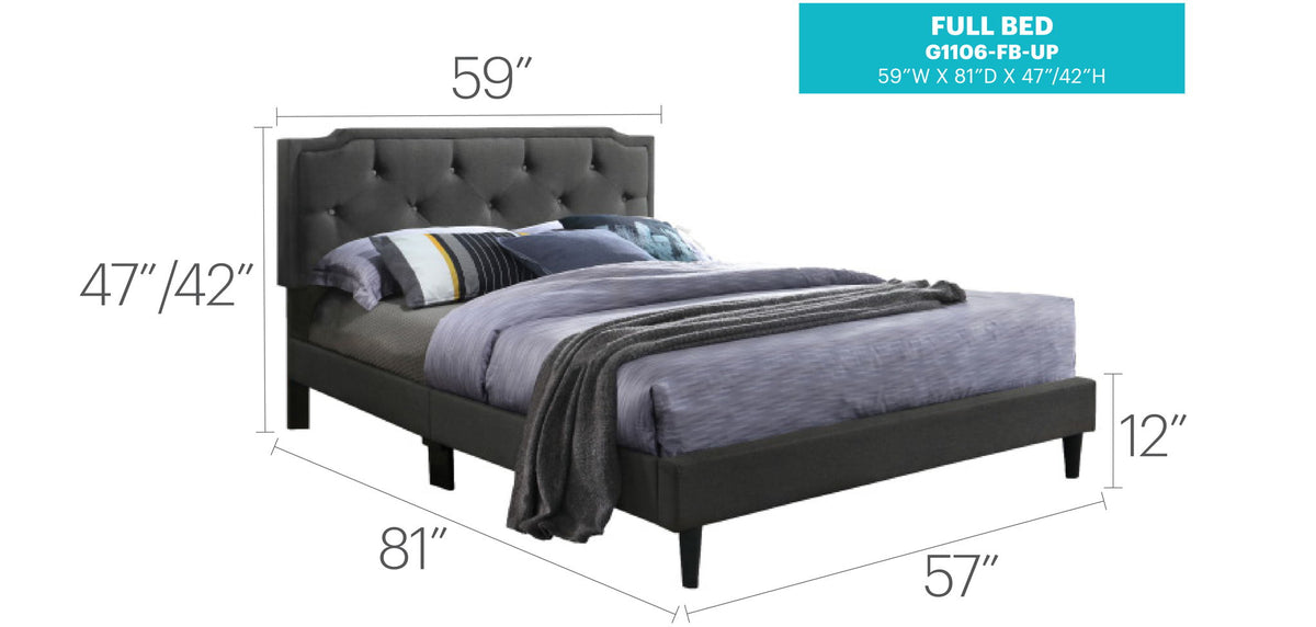 Button Tufted Bed Charming For Cozy Spaces