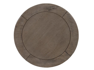 Paxton Place - Round Accent End Table - Dovetail Gray