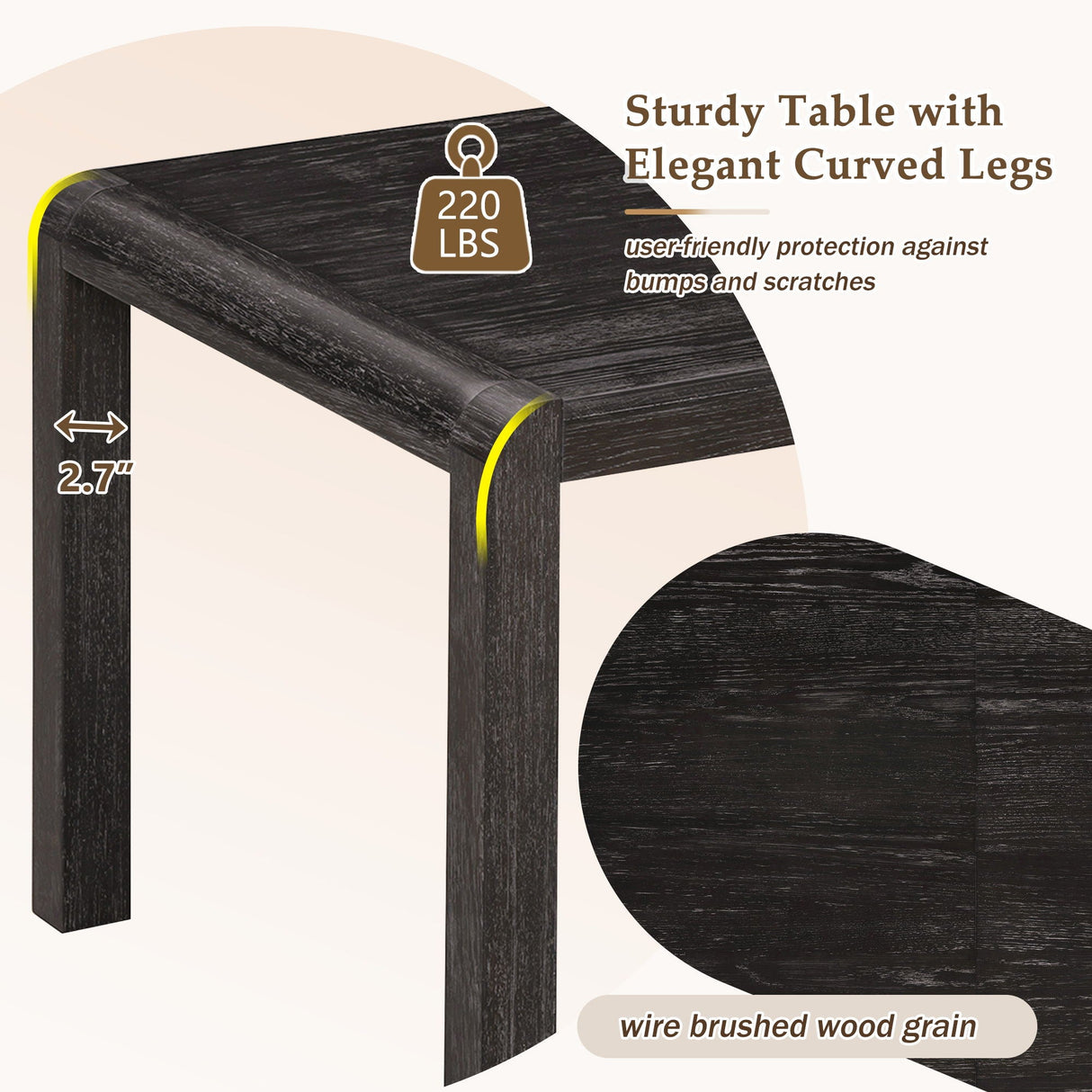 Extendable Dining Table Set With 4 Upholstered Chairs And 1 Bench