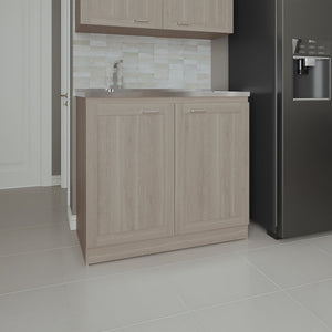 Utility Sink Cabinet 36" H, 2 Doors, 2 Shelves