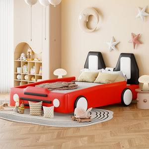 High Quality Race Car Shaped Platform Bed & Wheels